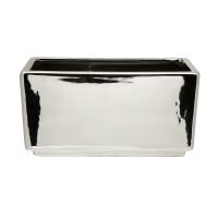 Контейнер керамический Mirror Silver / Мироу Сильвер