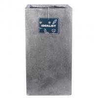 Напольное кашпо IDEALIST LITE Крисмас Высокое, квадратное, файберстоун