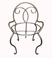 Подставка настольная СТУЛЬЧИК на 1 цветок