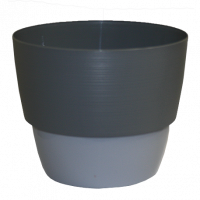 Кашпо ВАЛЕНСИЯ серый муссон +