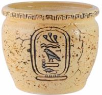 Горшок из керамики "Египет" с поддоном