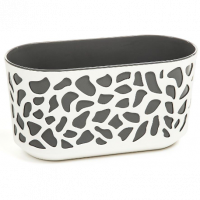 Кашпо DUET / ДУЭТ овальное с вкладышем 