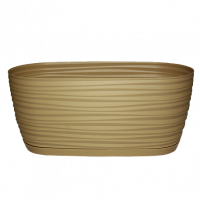 Кашпо овальное Sahara petit / Сахара Петит с прикрепленным поддоном 