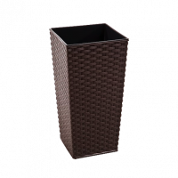 Кашпо FINEZJA rattan / ФИНЕЗИЯ ротанг с вкладышем 