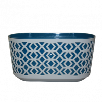 Кашпо AZTEK / АЦТЕК овальное с вкладышем 