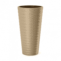 Кашпо Diament SLIM / Диамант СЛИМ с вкладышем 