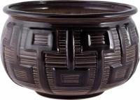 Горшок из керамики "Стиль" с поддоном