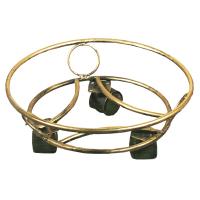 Подставка кованая "Напольная на колесах"-5