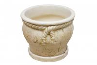 Горшок шамотный для комнатных растений из керамики "Испания"
