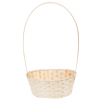 Корзина плетеная овальная, бамбук НН49