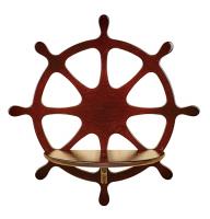 Подставка для комнатных растений "Полка - Штурвал d48"