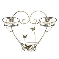 Подставка кованая "Настенная" на 3 цветка