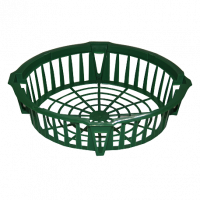Корзина для луковичных круглая  зеленая