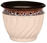 Горшок из керамики "Танго" с поддоном