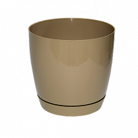 Кашпо Toscana / Тоскана круглое с поддоном 