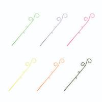 Держатель для орхидеи h 60 цвет: натуральный, бирюза, бордо, зеленый флюр, оранжевый флюр