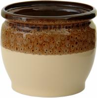 Горшок из керамики "Бета" с поддоном