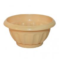 Горшок ИРИС с пристёгивающимся поддоном 