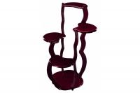 Деревянная подставка для цветов "Кувшинка-4"