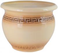 Горшок из керамики "Аврора" с поддоном