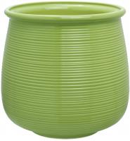 Горшок из керамики "Акварель" с поддоном