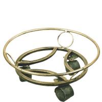 Подставка кованая "Напольная на колесах"