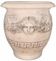 Горшок из керамики "Ника" с поддоном