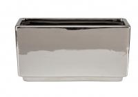 Контейнер керамический Mirror Silver / Мироу Сильвер