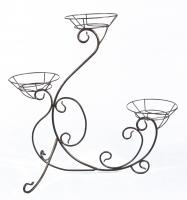 Подставка напольная ЛЕБЕДЬ на 3 цветка