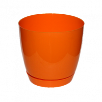 Кашпо Toscana / Тоскана круглое с поддоном 
