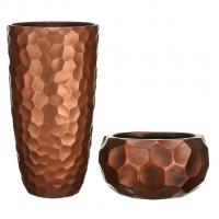 Набор настольное и напольное кашпо для цветов Idealist Lite Мозаик круглой формы