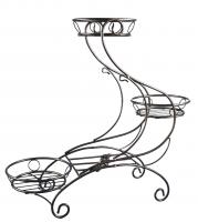 Подставка напольная КОНЕК большой на 3 цветка