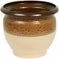 Горшок из керамики "Гамма" с поддоном