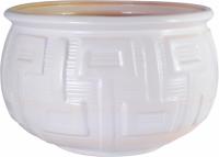 Горшок из керамики "Ключ" с поддоном