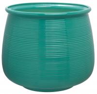 Горшок из керамики "Лагуна" с поддоном