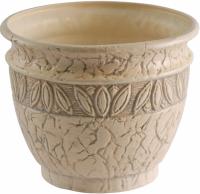 Горшок из керамики "Лотос" с поддоном