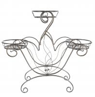 Подставка напольная КОРОНА на 3 горшка