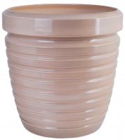 Горшок из керамики "Альфа" с поддоном
