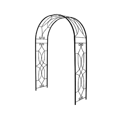 Арка №2 с элементами ковки