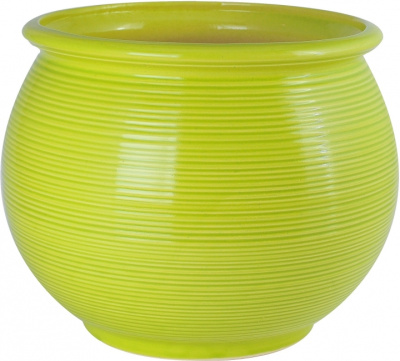 Горшок из керамики "Радуга" с поддоном