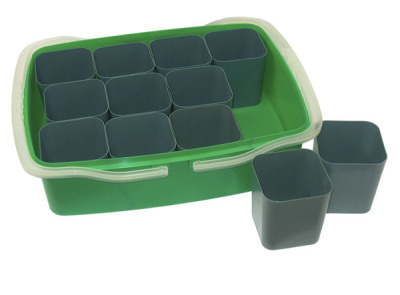 Набор для выращивания рассады в контейнере 10л, 12 стаканов