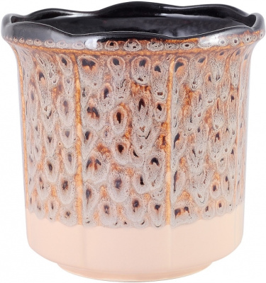 Горшок из керамики "Дуэт" с поддоном