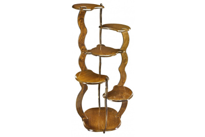 Деревянная подставка для цветов "Кувшинка-5"