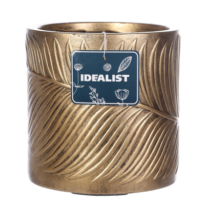 Настольное кашпо IDEALIST LITE Лист, файберстоун