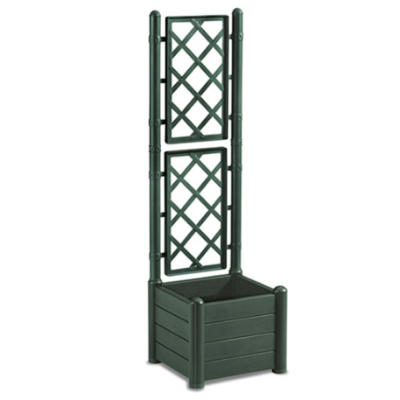 Цветочный ящик c прикрепленной шпалерой Natural