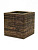 Кашпо Banana planter cube braun
