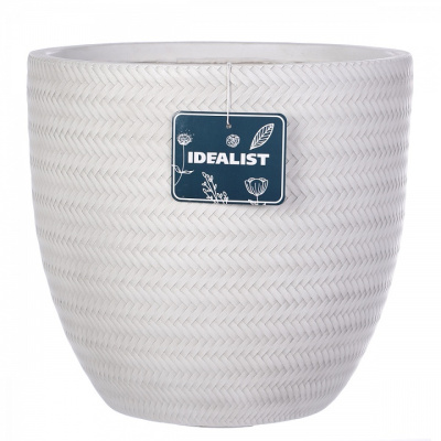 Настольное кашпо IDEALIST LITE Плейт, файберстоун