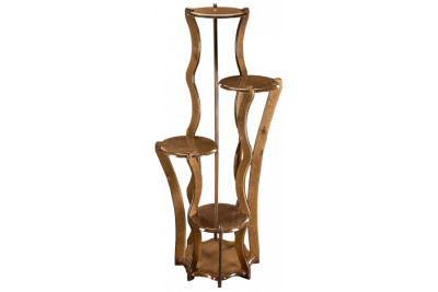 Деревянная подставка для цветов - Ус-4