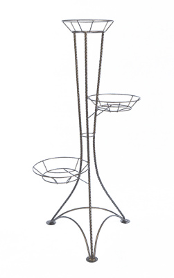 Подставка напольная КЛАССИКА (витая) на 3 цветка