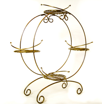 Подставка напольная БАРАБАН на 4 горшка